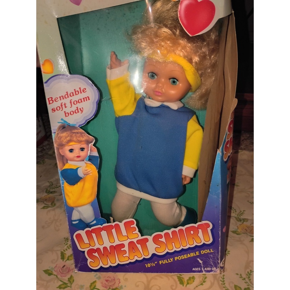 Fishel Little Sweatshirt #3208 10.5" Fully Poseable Doll Original Box 90s